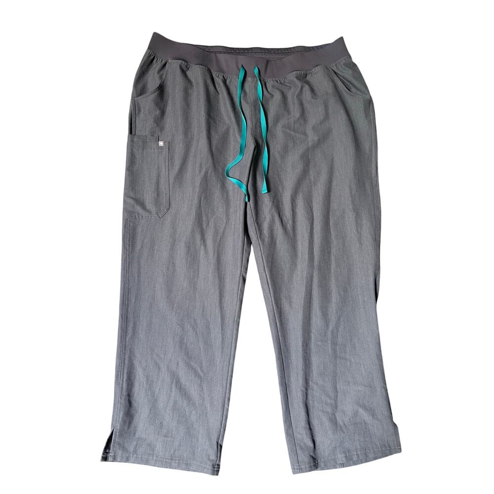 Figs Womens 4XL Graphite Grey Kade Cargo Scrub Pants